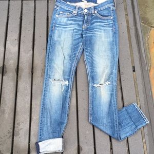 Rag and Bone Skinny Light Wash Jeans